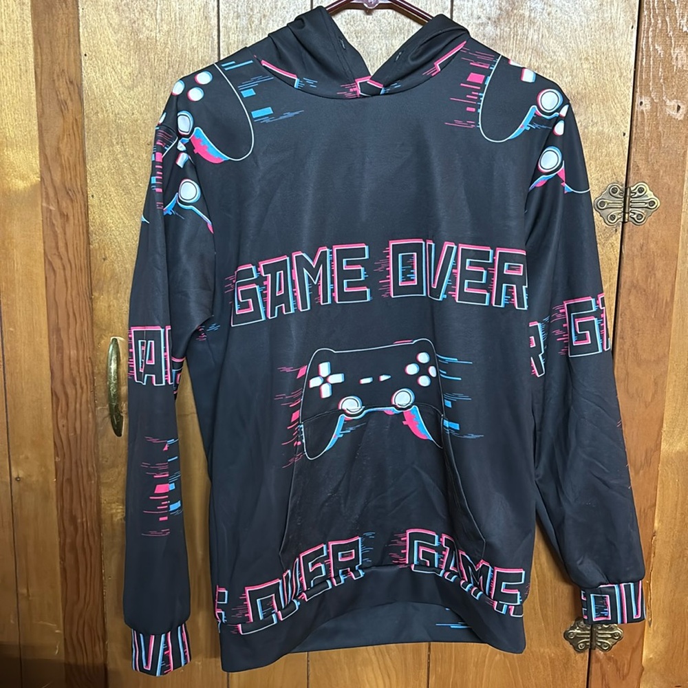 Kids gamer hoodie large